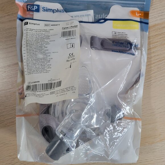 F&P Simplus Full Face Mask Head Gear Size Large - Picture 2 of 3